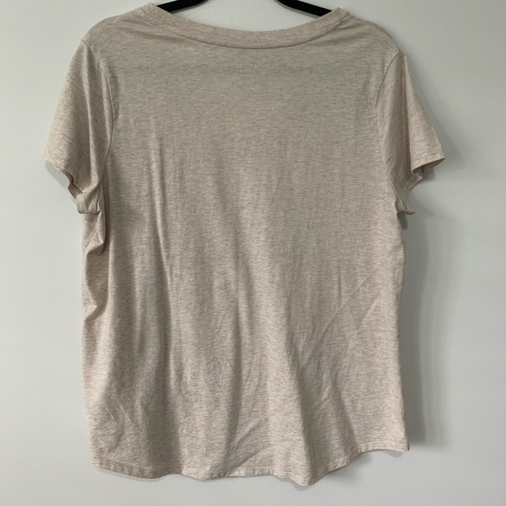 Cream V-Neck Top - Picture 5 of 5